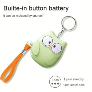 Porte-clés hibou mignon Outil d'autodéfense