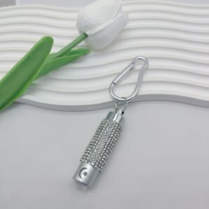 Deslumbrante Llavero Linterna Led Rhinestone