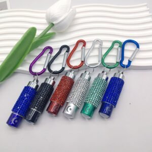 Deslumbrante Llavero Linterna Led Rhinestone