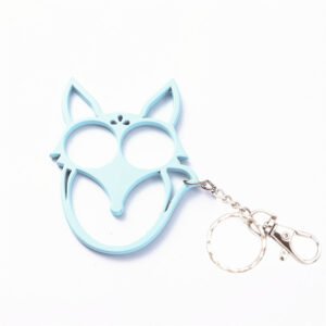 Porte-clés renard outil de défense avec oreilles pointues