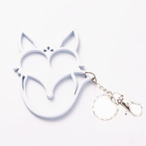 Porte-clés renard outil de défense avec oreilles pointues