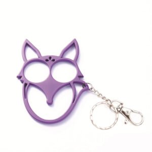 Porte-clés renard outil de défense avec oreilles pointues