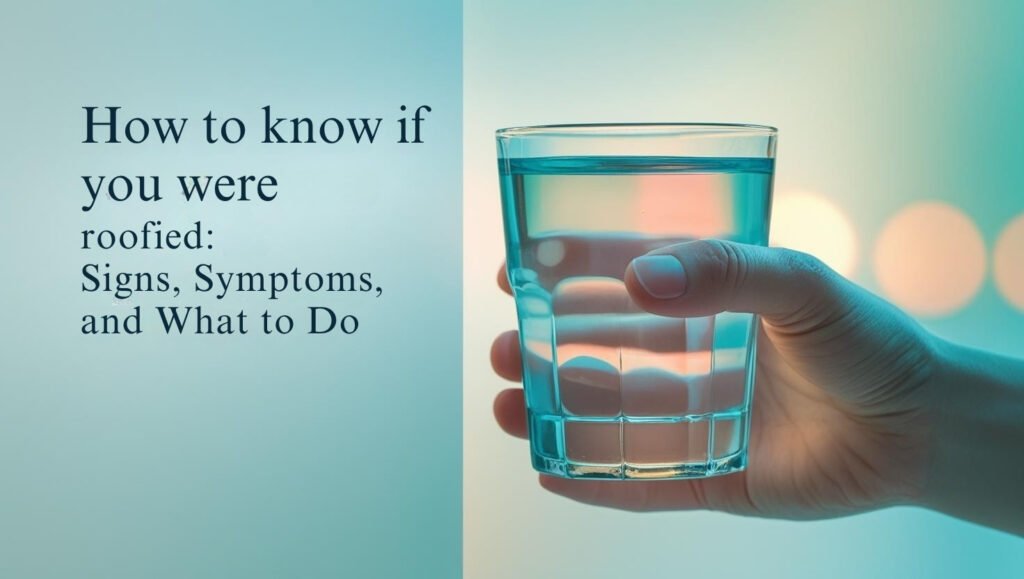 How to Know If You Were Roofied: Signs, Symptoms, and What to Do
