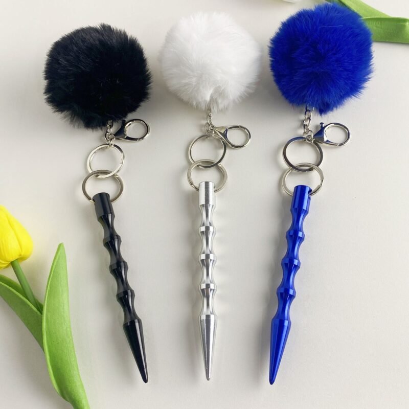 Spot outdoor self-defense anti-wolf supplies equipment self-defense cool stick hairball two-piece set of key stick pen stick broken window