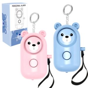 Little Bear Large Decibel LED Strobe Light Personal Alarms for Women